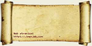 Milja Nedić vizit kartica